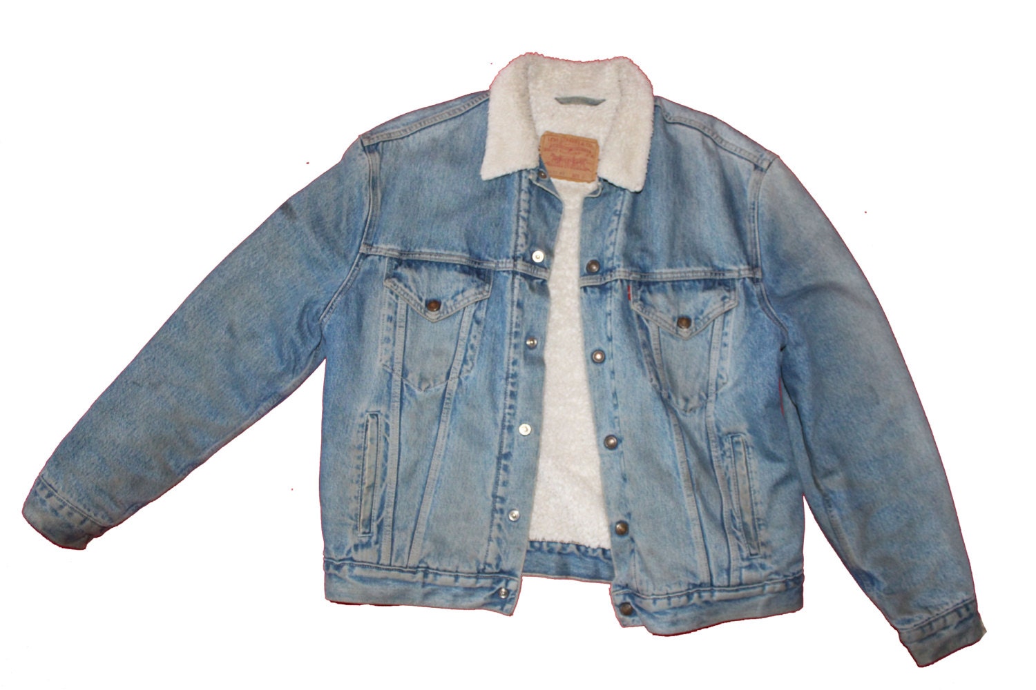 levi's fleece lined jean jacket