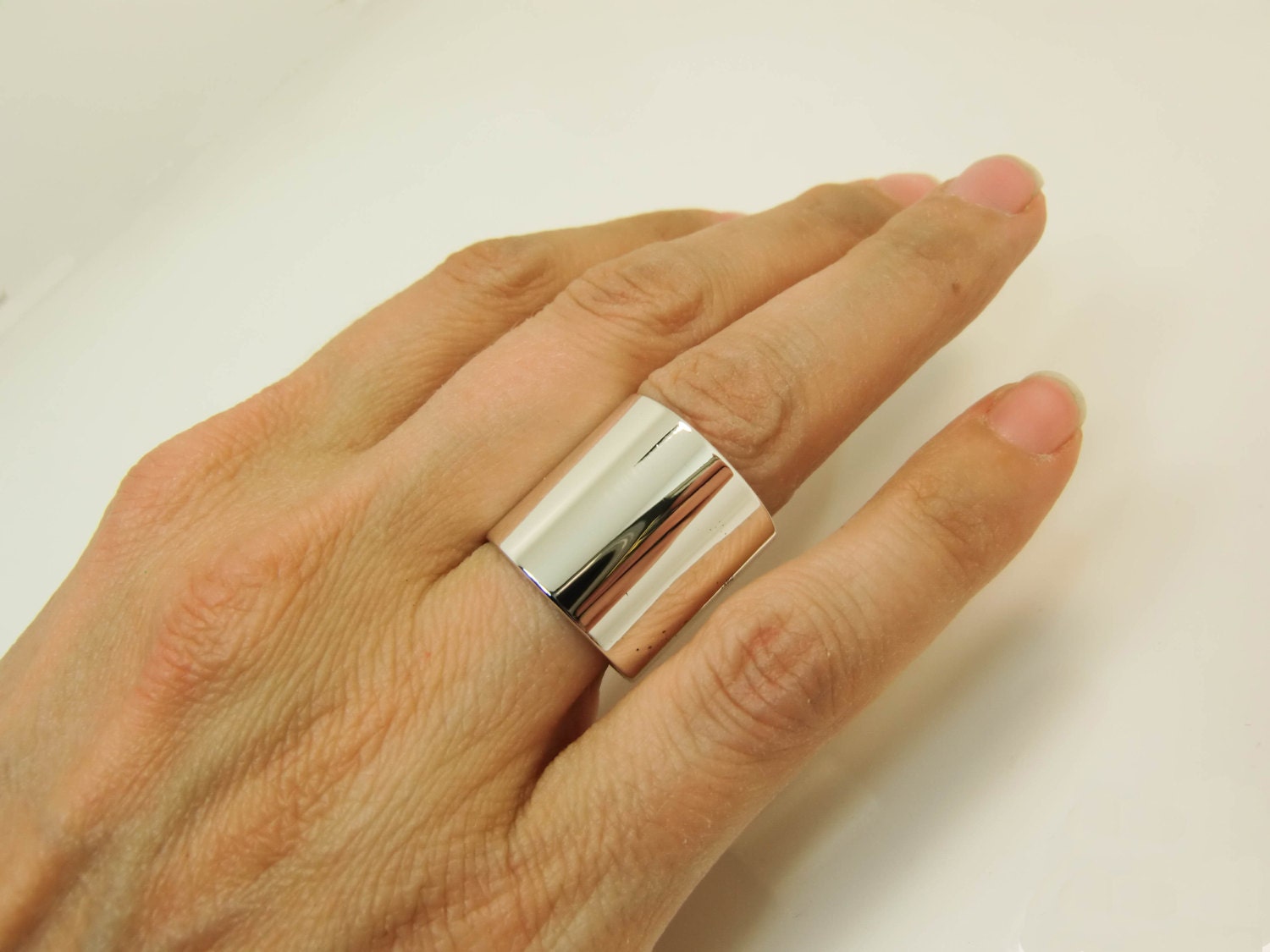 Sterling Silver Ring Extra Wide Silver Band Super Wide