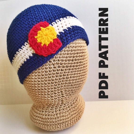 Colorado Beanie Crochet Pattern Colorado Crochet Hats Pattern
