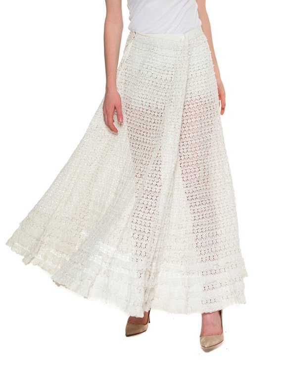 victorian skirt white