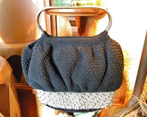 Popular items for vintage crochet bag on Etsy