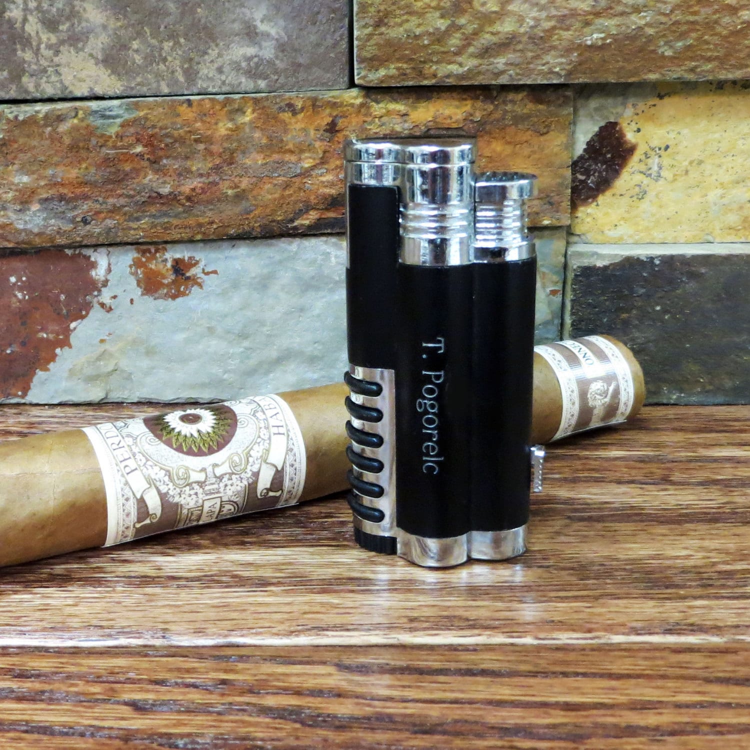 Butane Cigar Lighter Personalized Engraved Groomsmen gift