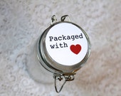 Gift Packaging, Gift Wrap, Packaged with Love, Round Stickers, Envelope Seal, Gift Tags, Stickers