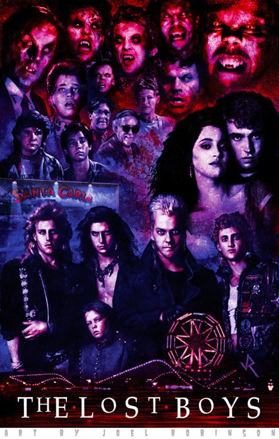 Lost Boys Poster 11X17 Signed by Joel Robinson