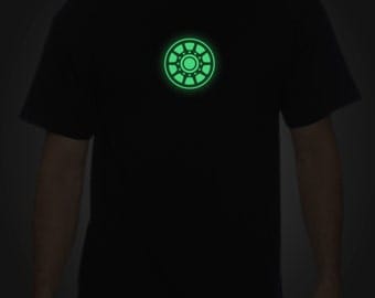Glow in the Dark Arc Reactor Unisex T-Shirt (SM - 5XL)