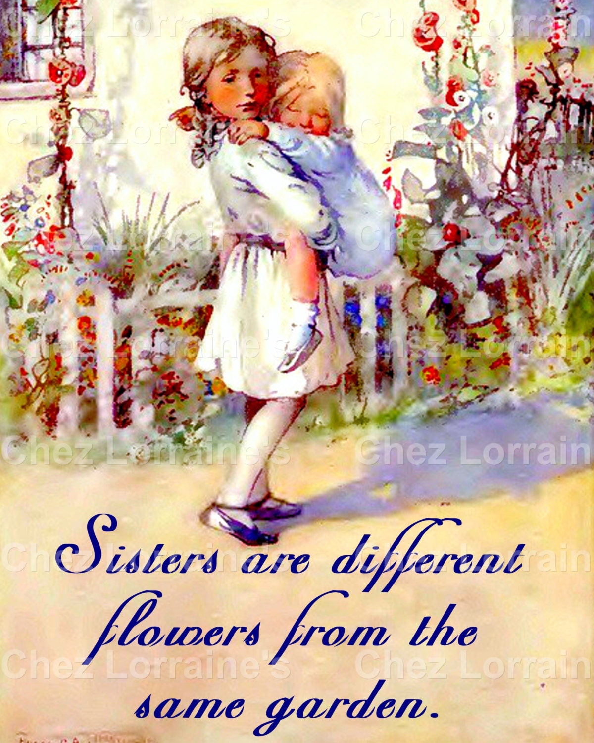 Sisters: An Altered Fine Art Photographic Print Featuring Sisters ...