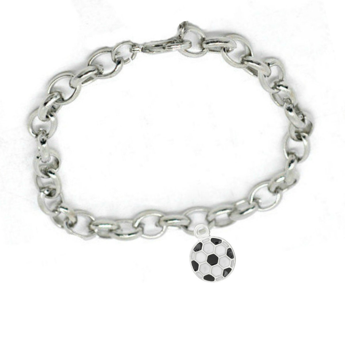 Soccer Bracelet Football Bracelet Charm Bracelet Soccer