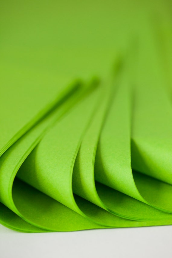 Lime Green Tissue Paper Bulk Tissue Paper 48 Sheets Green