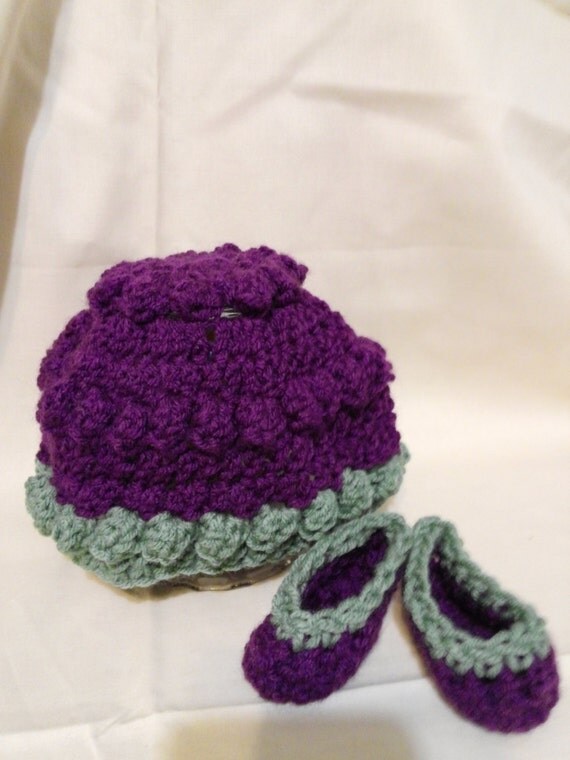 Baby Set Plum by InsomniacJewels on Etsy
