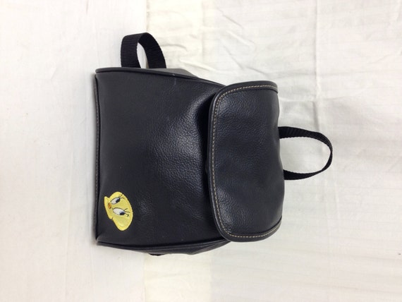 Free Ship Backpack Small Tweety Bird Shoulder Bag black