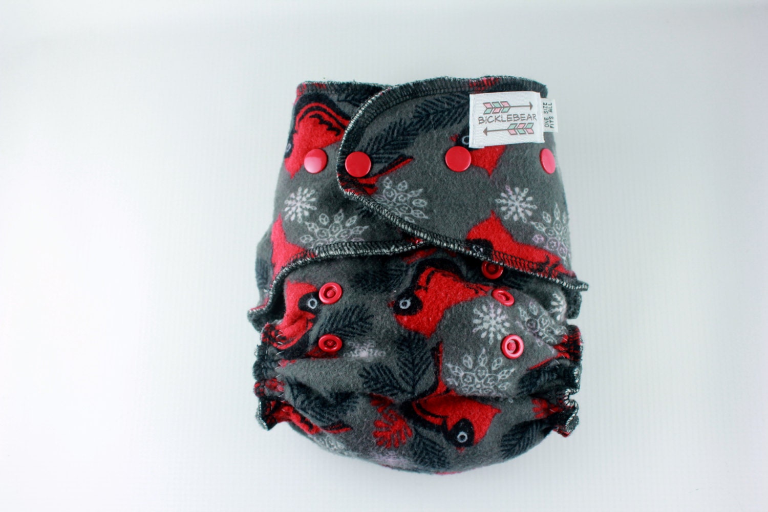 Christmas Cloth Diaper One Size Fitted Cloth Diaper 835 lbs