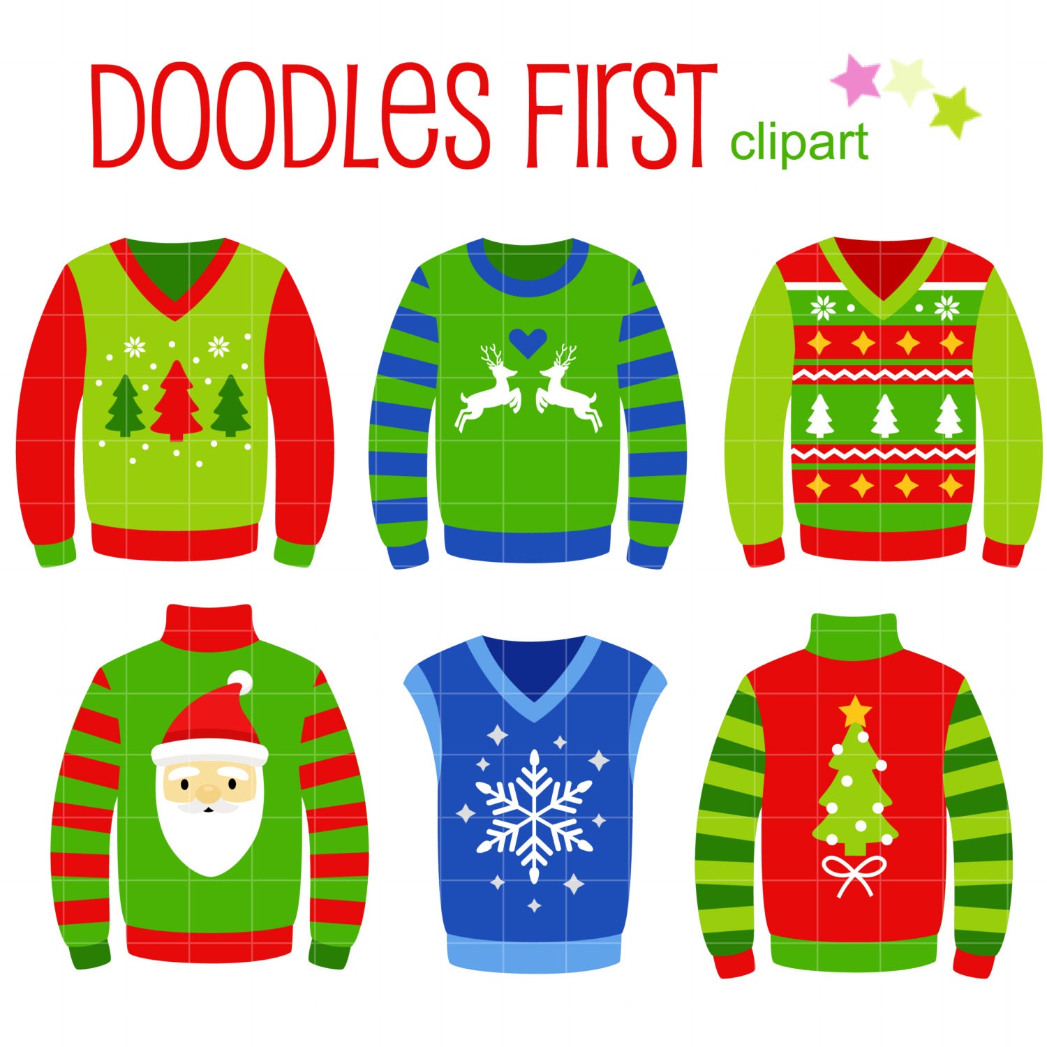 ugly christmas sweater clip art - photo #17