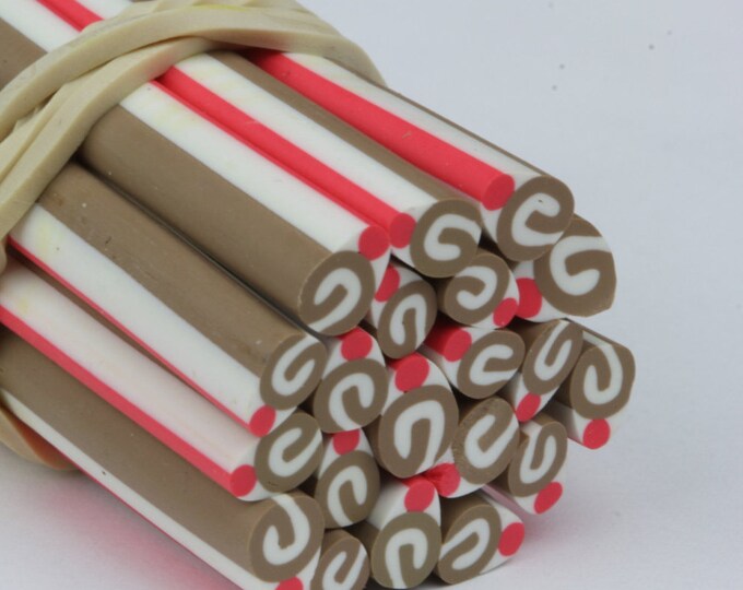 Polymer Clay 008 Nail Art Slices Food Cake Fimo Stick Manicure Decoration Kawaii Canes