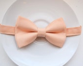 B079 Very lovely Peach bow tie / bowtie / Bow /hair bow for boy/ baby/ mam/ toddler
