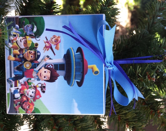 Paw Patrol Personalized Wood Ornaments Christmas Tree