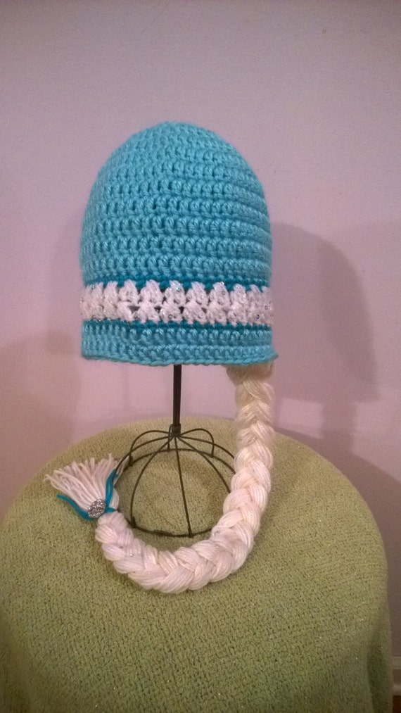 Elsa Inspired Hat ((Sparkly Snow Queen Hat))