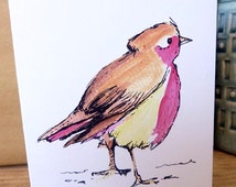 Popular items for bird greeting card on Etsy