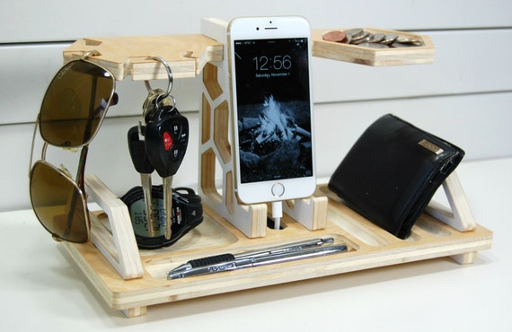 Charging Station and Catchall Honeycomb