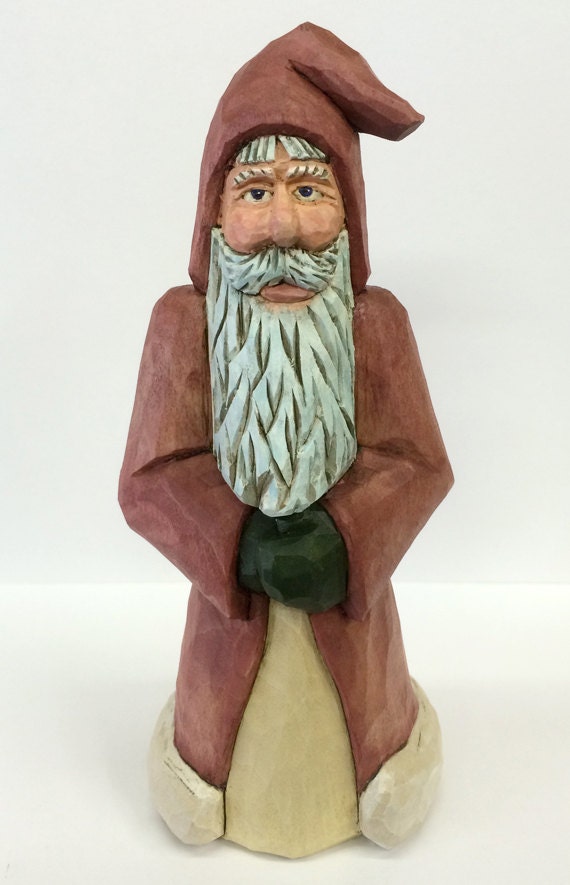 Hand carved Santa