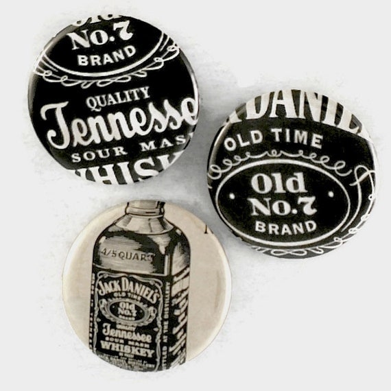 JACK DANIELS Whiskey Pins Original Booze Bag by JeepsterVintage