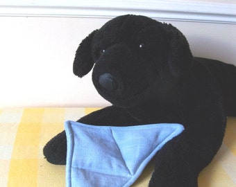 Triangle Squeaky Dog Toy Light Blue Squeaky Puppy Toy Stuffing Free Durable Dog Toy Tough Dog Toy Handmade Dog Toy Upcycled Denim Dog Toy