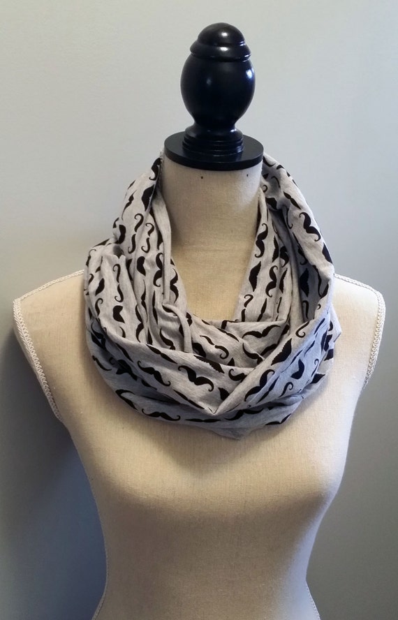 Infinity Scarf Cotton Jersey Infinity Scarf by HarmonyGraceDesigns