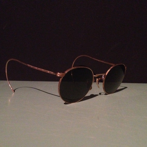 Vintage sunglasses 1930-a. ful vue-1-10 12 k by PatinaDelPassato