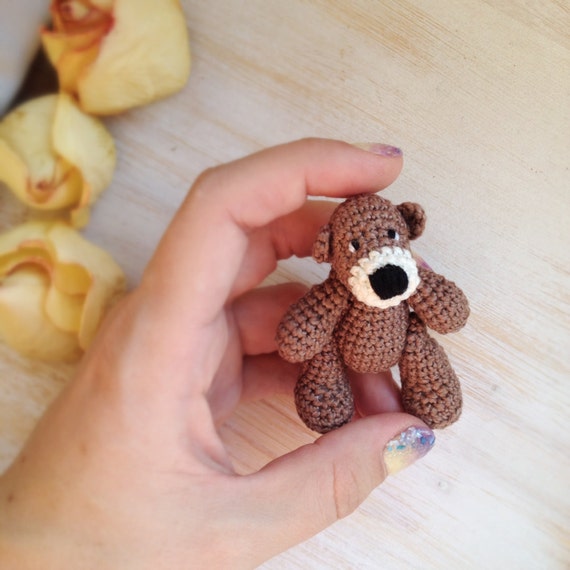 Items similar to Mini Bear - Teddy Bear - Crochet bear ...