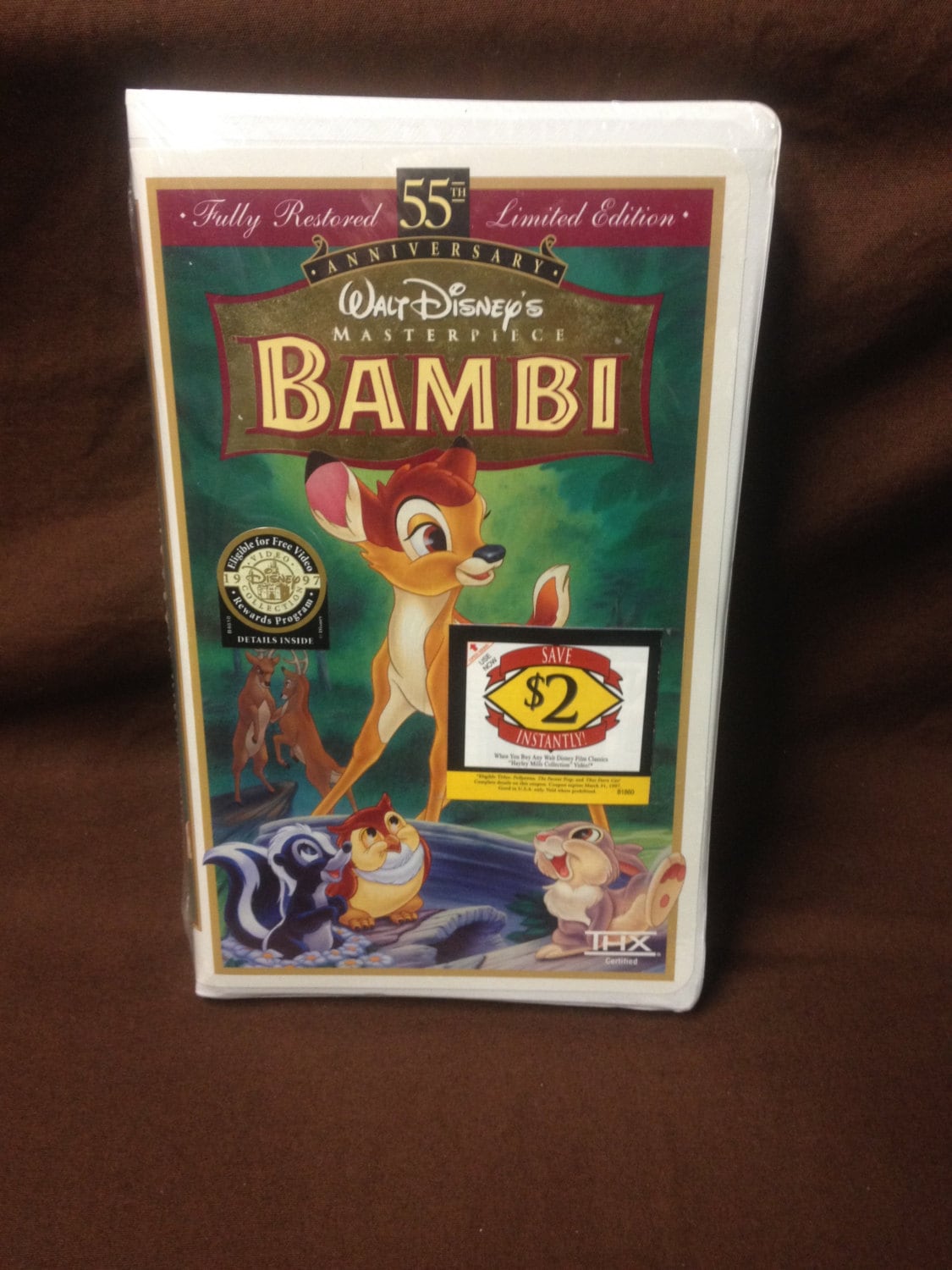 Walt Disney's Bambi 55th Anniversary Edition VHS