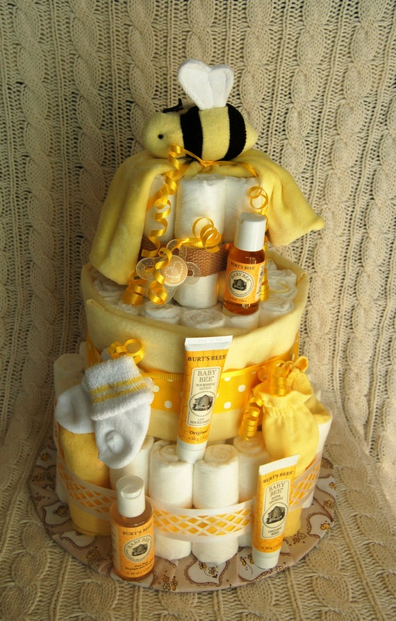 Bumble Bee Diaper Cake