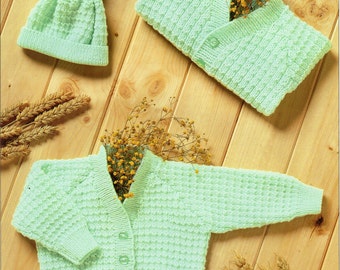 Cardigan and hat Etsy