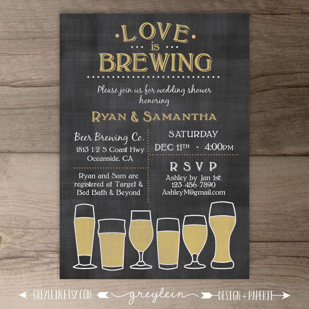 Love Is Brewing Invitations 4