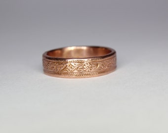 copper wedding ring