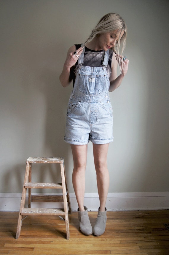 levis denim shortalls