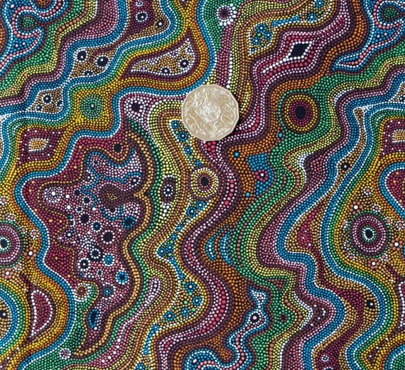 100% Cotton Quilting Fabric Australian Inspired MUGUNGALYI