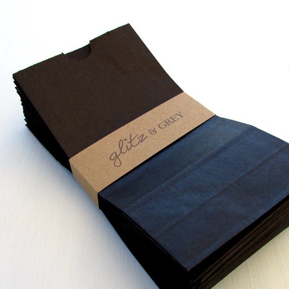 Black Paper Bag Wholesale Black Bags Bulk Favor Bags 25