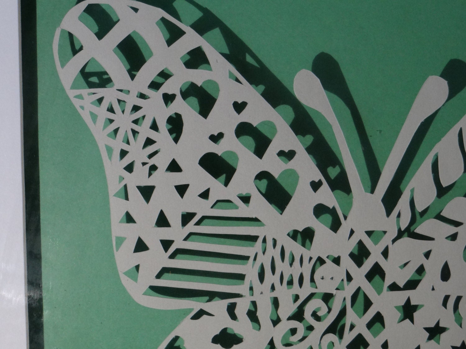 Butterfly Paper cutting pattern by FluttercatCrafts on Etsy