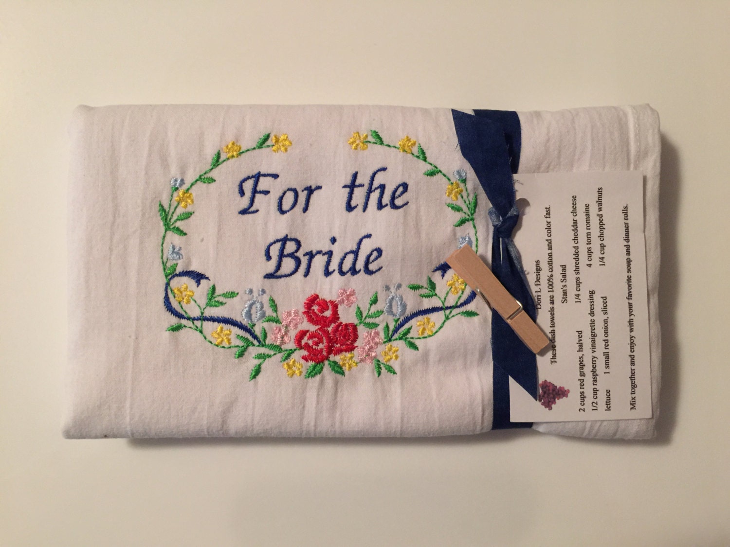 Custom embroidered Dish Towels for that by DandJCustomGifts