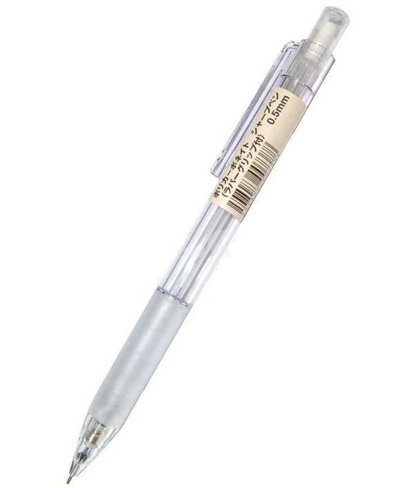 muji clear mechanical pencil