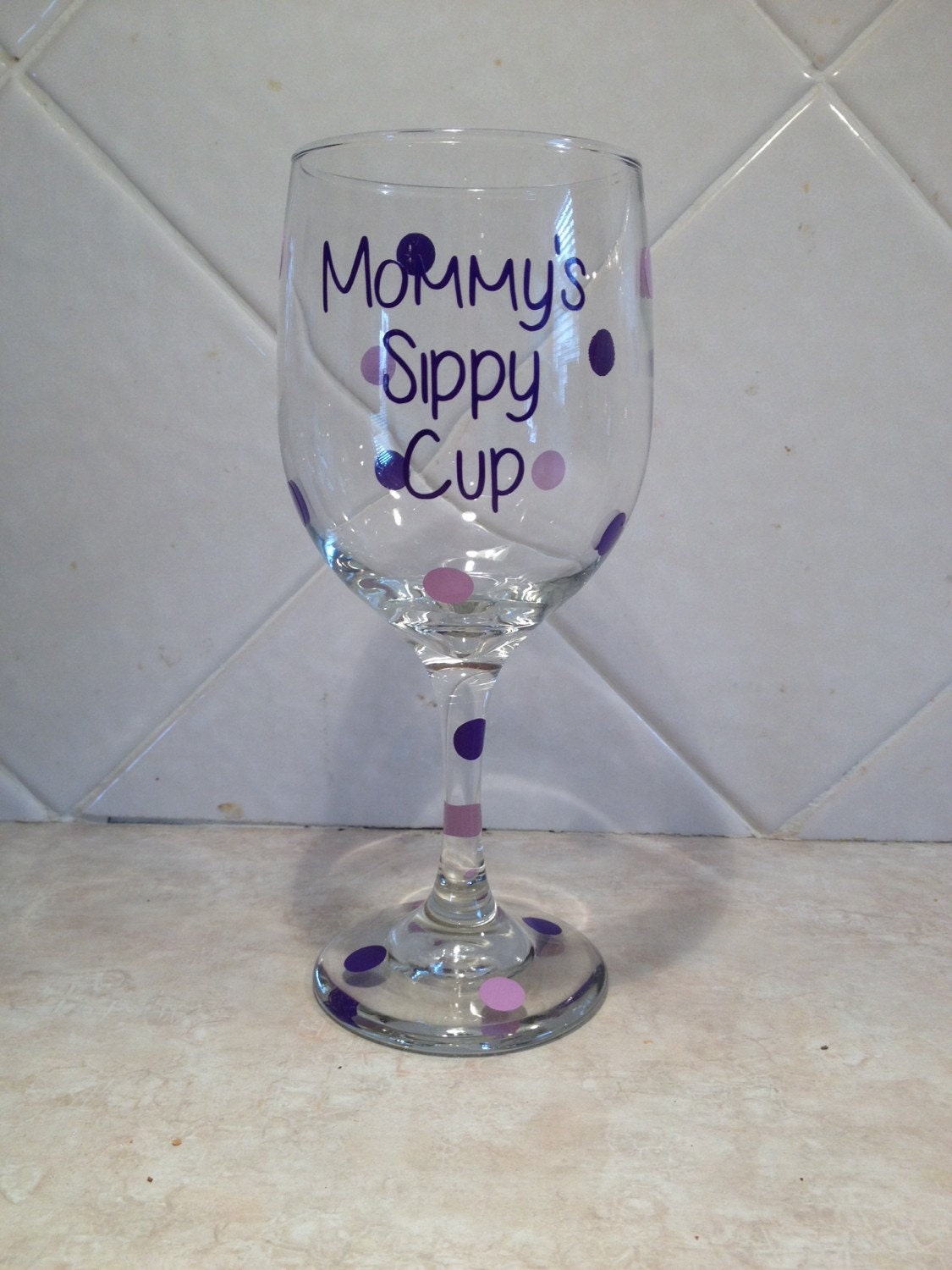 Vinyl Wine Glass By Signsbydesignsummer On Etsy