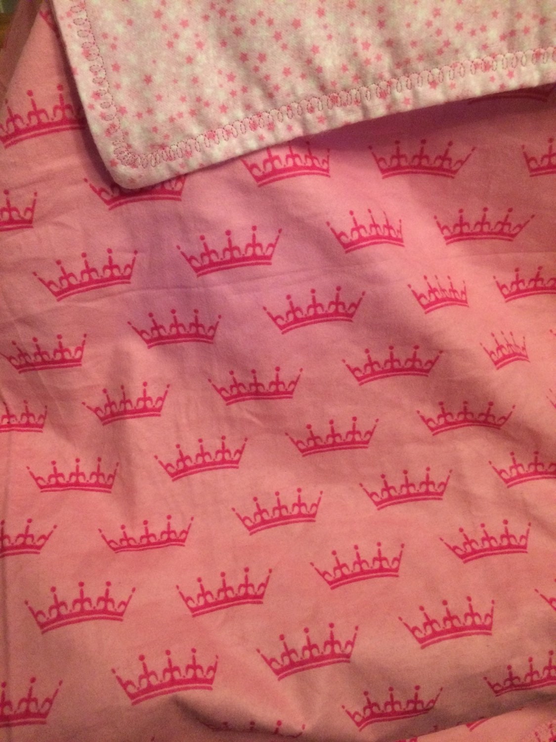 Princess Crown baby blanket