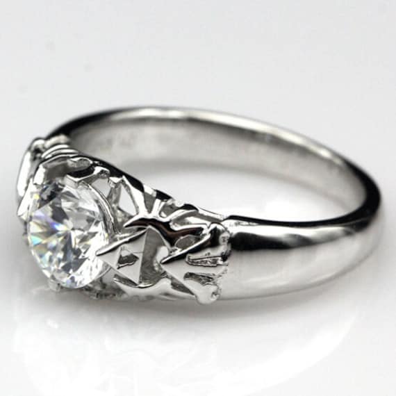 ... Zelda Engagement, Wedding, Commitment, Promise, Rings Sterling Silver