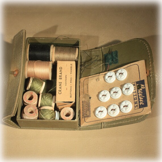 Military Collectible Sewing Kit US Army by SalamanderAlley on Etsy