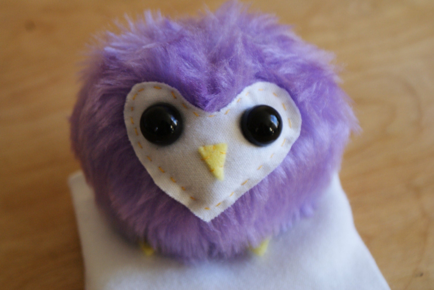 purple plush owl