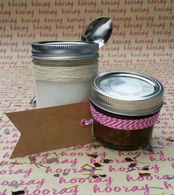 Medium Mason Jar All Natural Body Scrub by SweetNSassyScrubs
