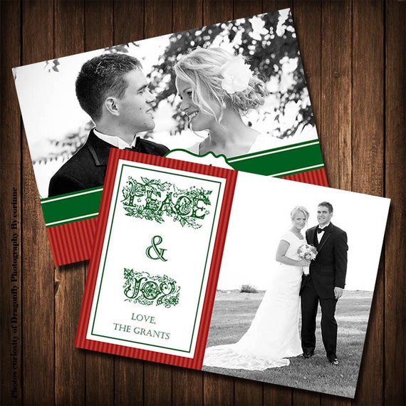 Items similar to 5X7 Christmas Photo Card- Instant Download on Etsy