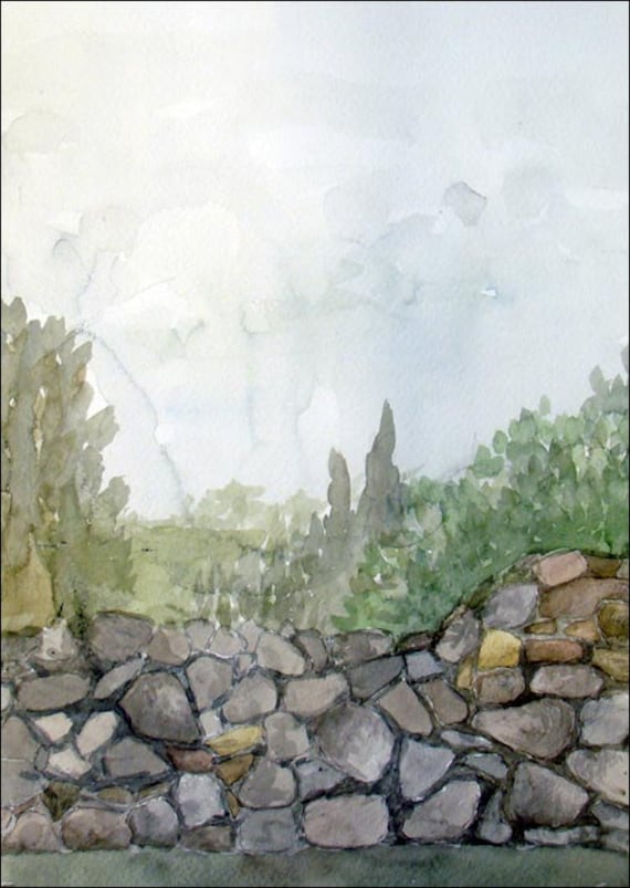 stone-wall-original-watercolor-painting-87x122-inch