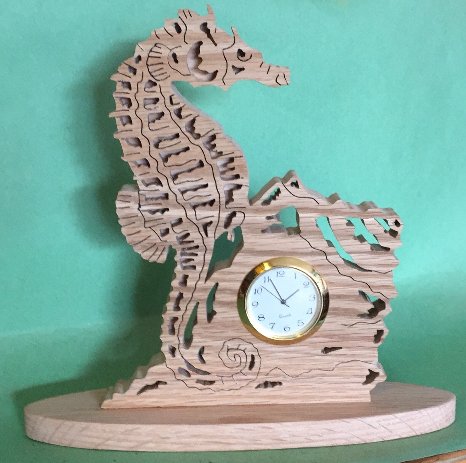 Seahorse Clock