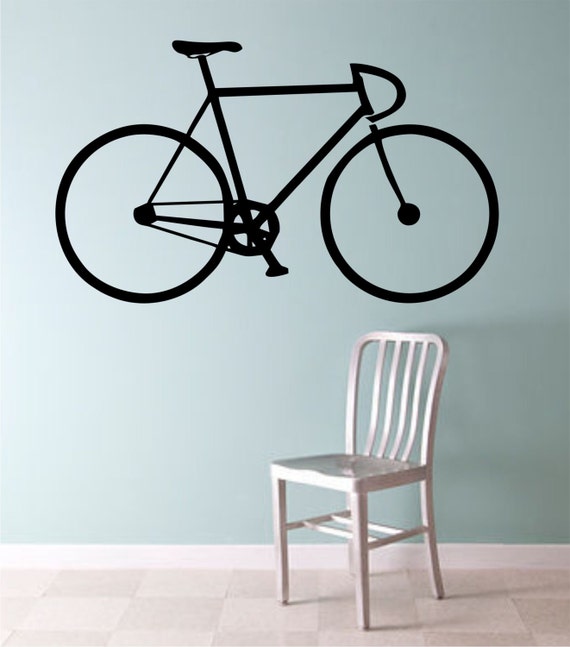 Bicycle Bike riding Vinyl Wall Decal Sticker Art by StateOfTheWall