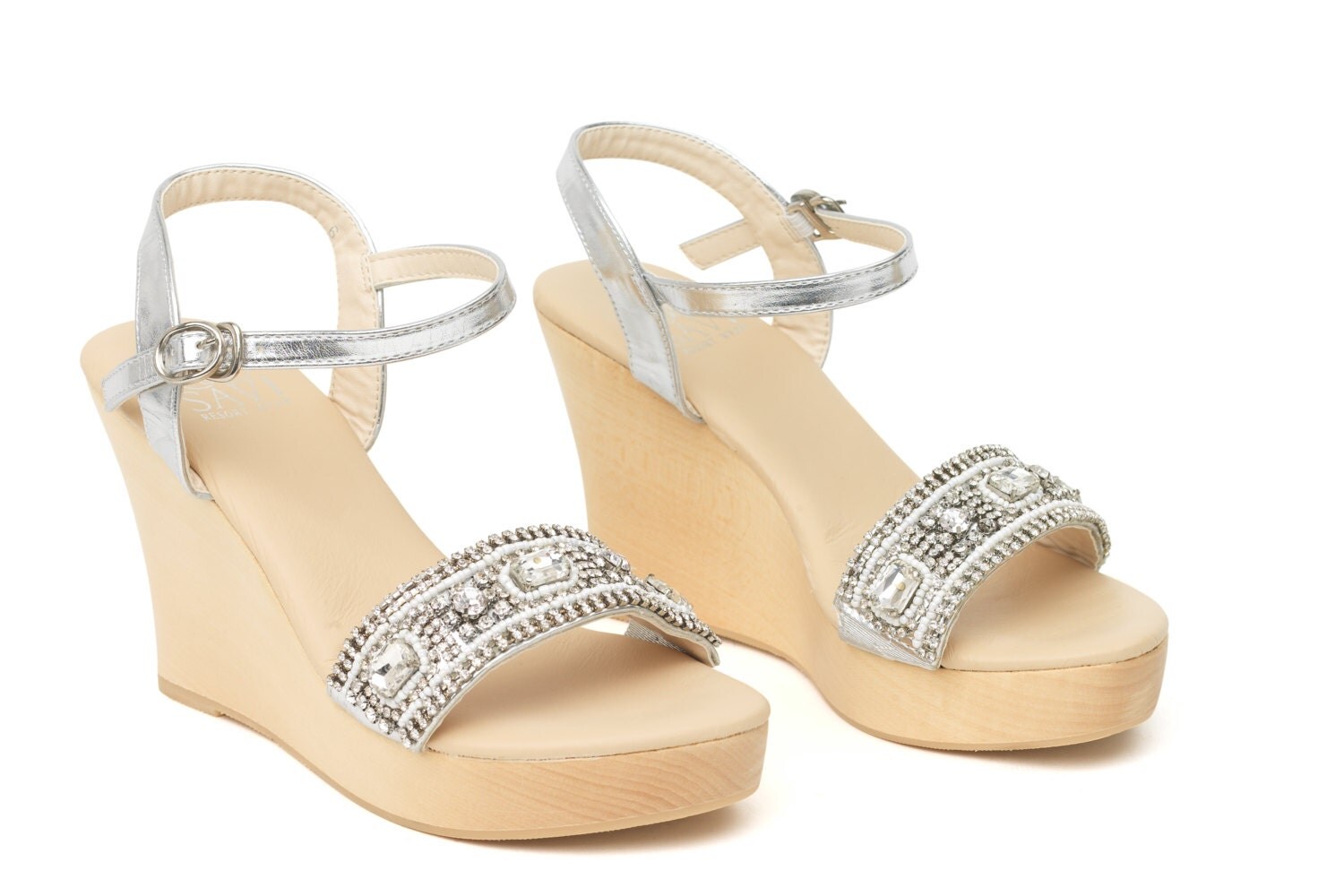 beach wedding shoes wedge heels